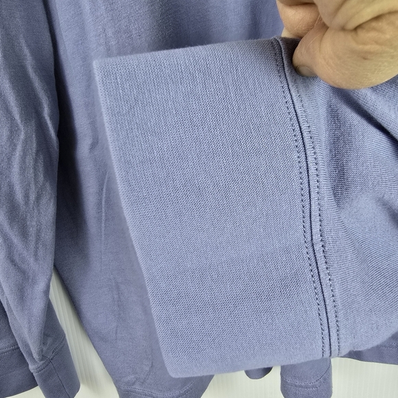 NWOT Eddie Bauer Mens Legend Wash Long Sleeve Medium Blue T-Shirt Soft Comfy XL - Picture 4 of 7